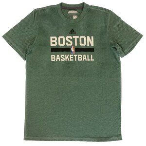 Adidas Boston Basketball Celtics Climacool Aeroknit Athletic T-Shirt Size Large